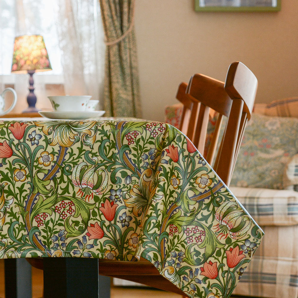 ウィリアムモリス ランチョンマット Pimpernel Green