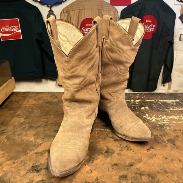 Tony Lama（トニーラマ）ヴィンテージ スウェード・ウエスタンブーツ