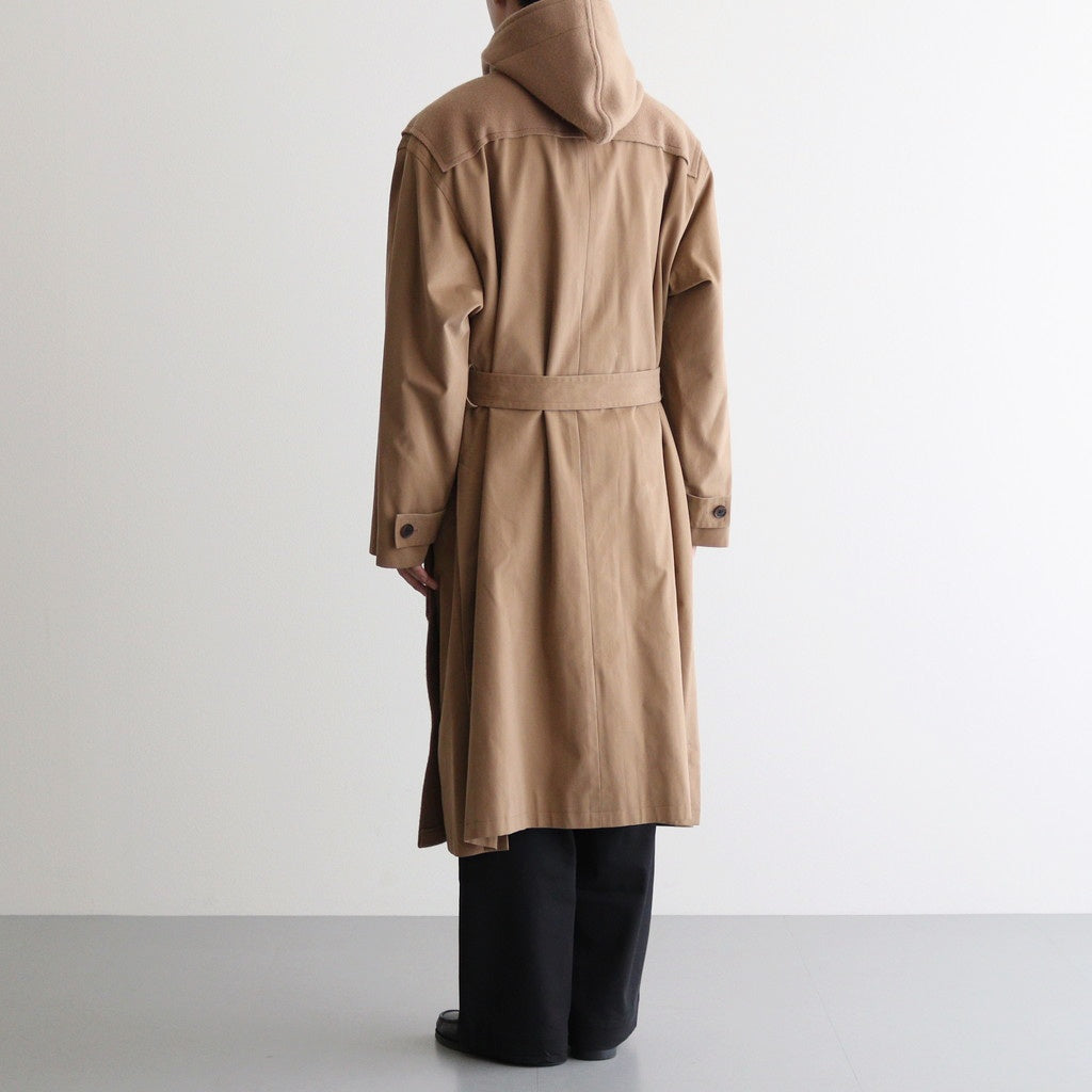 BROKEN DUFFLE COAT #BEIGE [YK23FW0520C] – ciacura