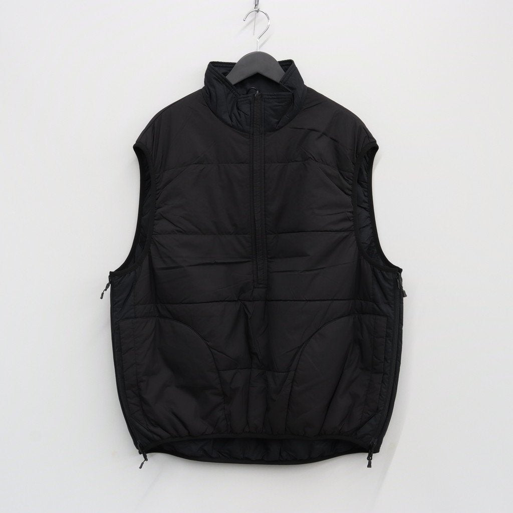TECH REVERSIBLE PULLOVER PUFF VEST #BLACK [BJ-23023W] _ DAIWA
