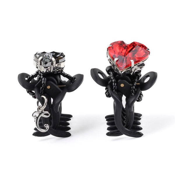 販路限定】ツインハート ホイップクリップ2個セット(レッド