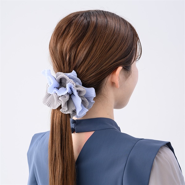 クラシカルプリーツ シュシュ(グレー) | シュシュ | COMPLEX BIZ