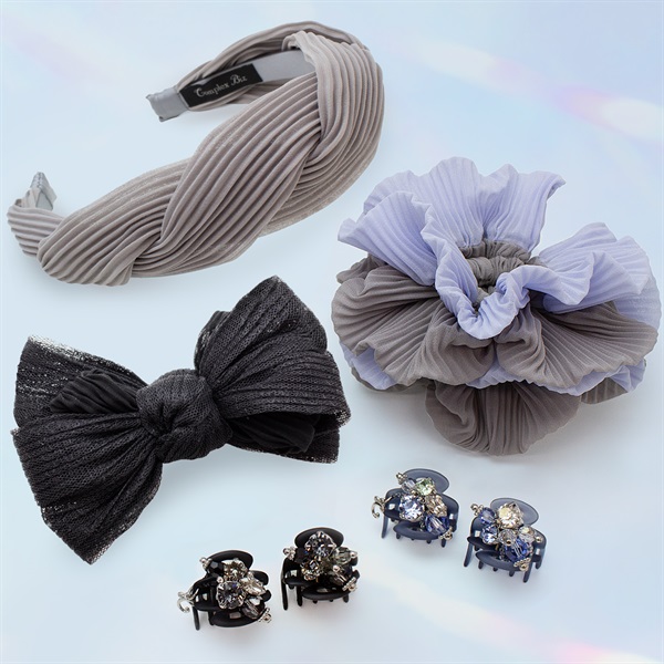 クラシカルプリーツ シュシュ(ブラック) | シュシュ | COMPLEX BIZ