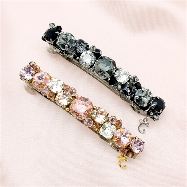 レディアリーシャイン バレッタ(ブラックミックス) | バレッタ