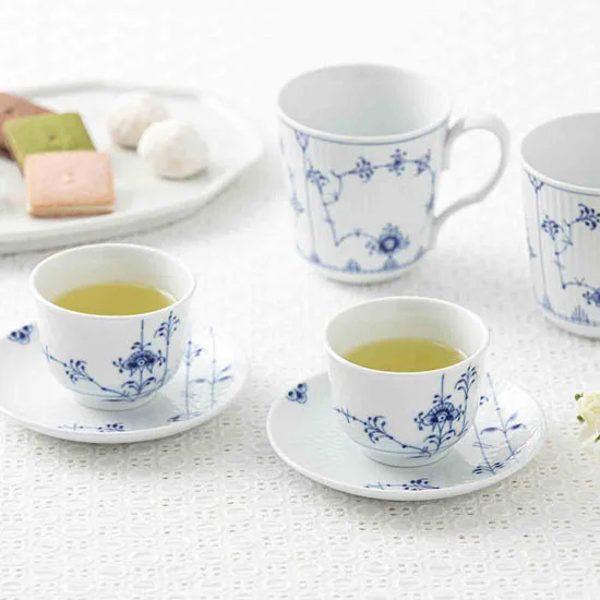 ロイヤル コペンハーゲン ブルーパルメッテ ペアティーセット 11000円