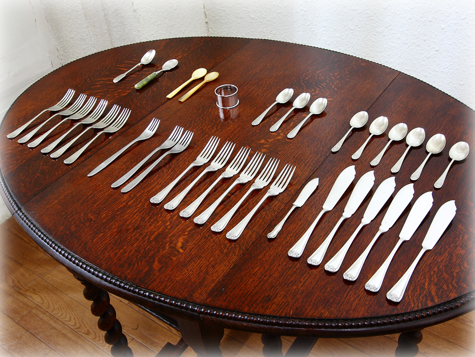 最終価格※カトラリーオールセット 30点 シルバーアンティーク 最終価格