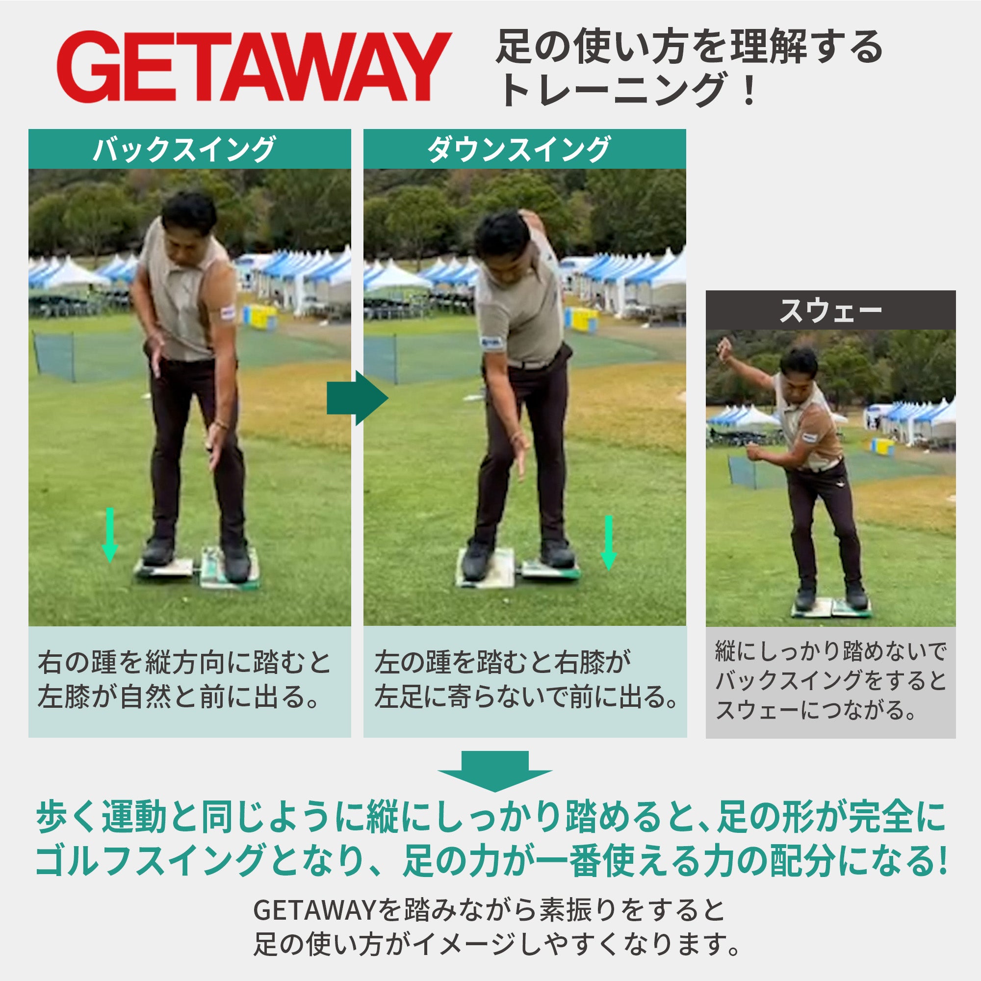 プロゴルファー片山晋呉さんおすすめ】GETAWAY（ゲッタウェイ） ゴルフ