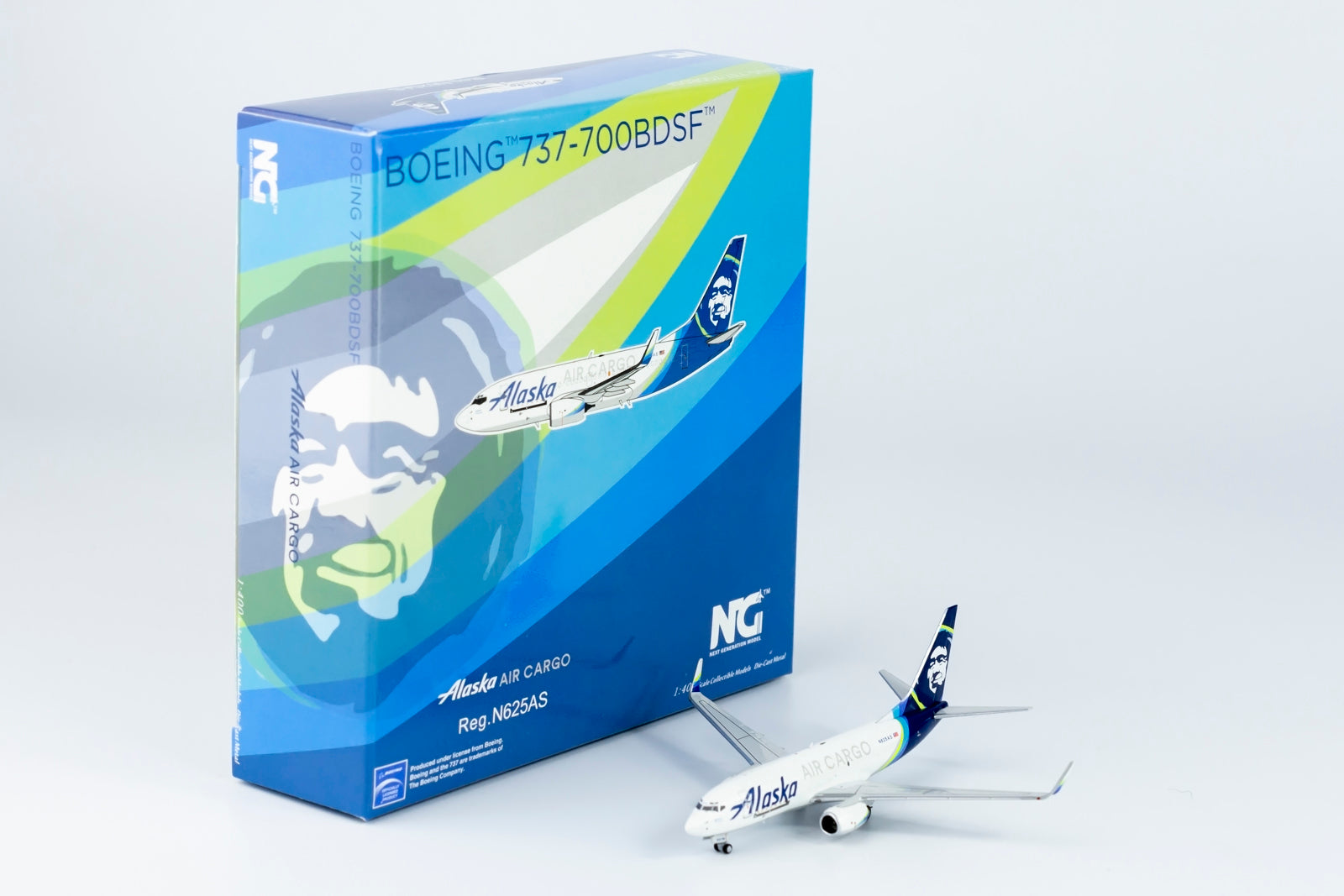 1/400 Alaska Air Cargo B 737-700/w NG Models 77018 – The Flying Shop