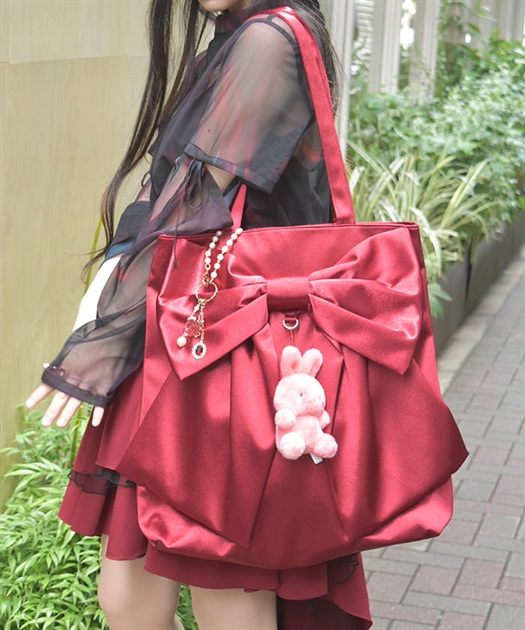 タテ型ビッグリボントート | axes femme online shop