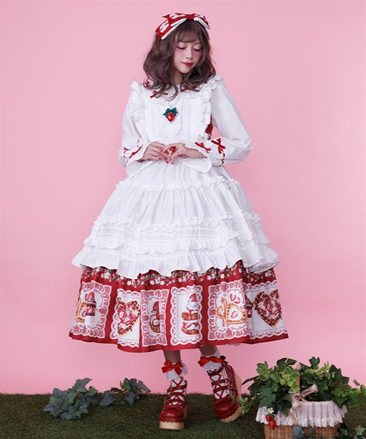 コットンフリルエプロン | Chalmiere | axes femme onlineshop