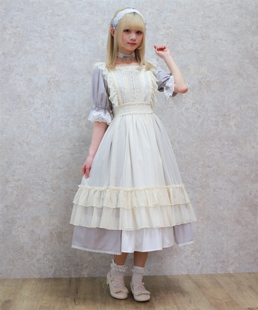 ドットチュールエプロン | axes femme online shop