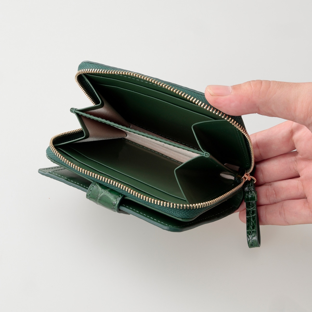 2/27～3/1】イタリアZUMA社シャイニングクロコ財布 | ABCミッケ