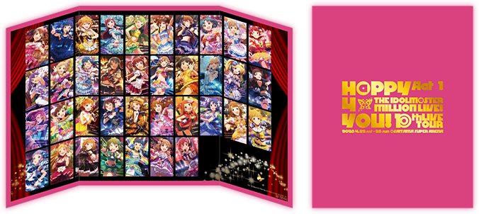 THE IDOLM@STER MILLION LIVE! 10thLIVE TOUR Act-1～4をBlu-ray化