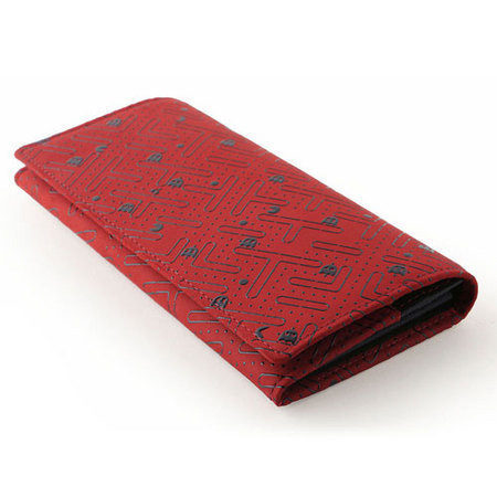 甲州印伝xパックマン 長財布（赤）