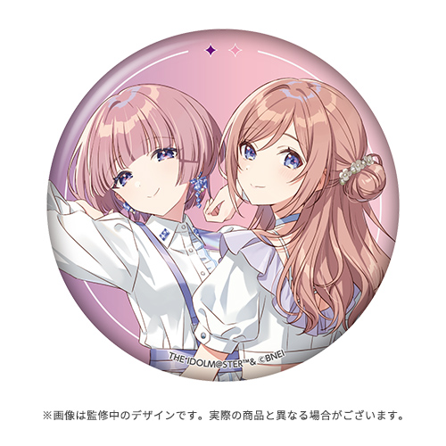 学園アイドルマスター The 1st Period 公式缶バッジ【有村 麻央＆姫崎