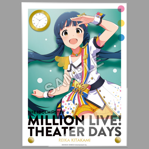 アイドルマスター ミリオンライブ！ 時計付アクリルアート 北上麗花