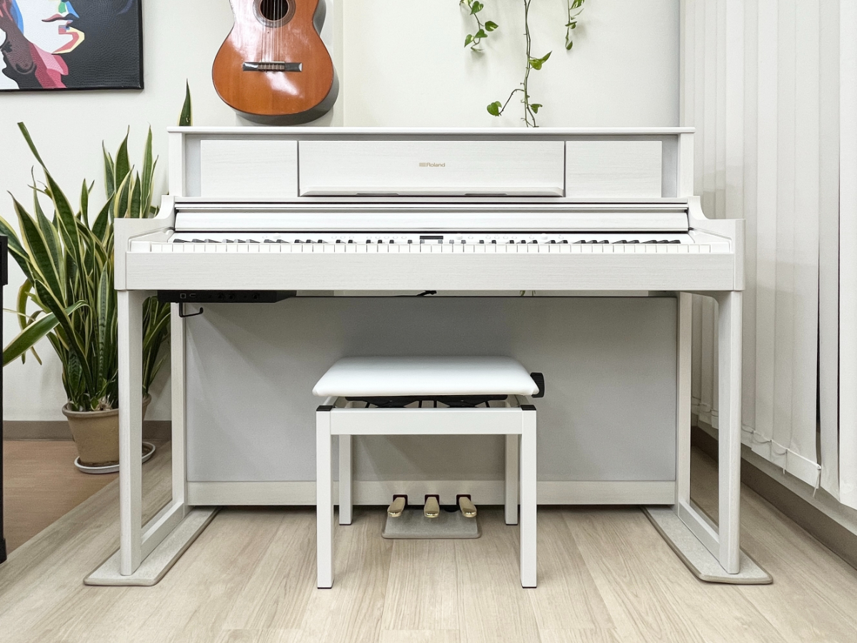中古電子ピアノ専門店 | ローランド LX705-GPSR SHIRO(白木調仕上げ