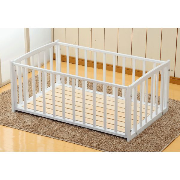 今週限定 6ヶ月間割引中】おふとんサークル ひのきすのこ床板付