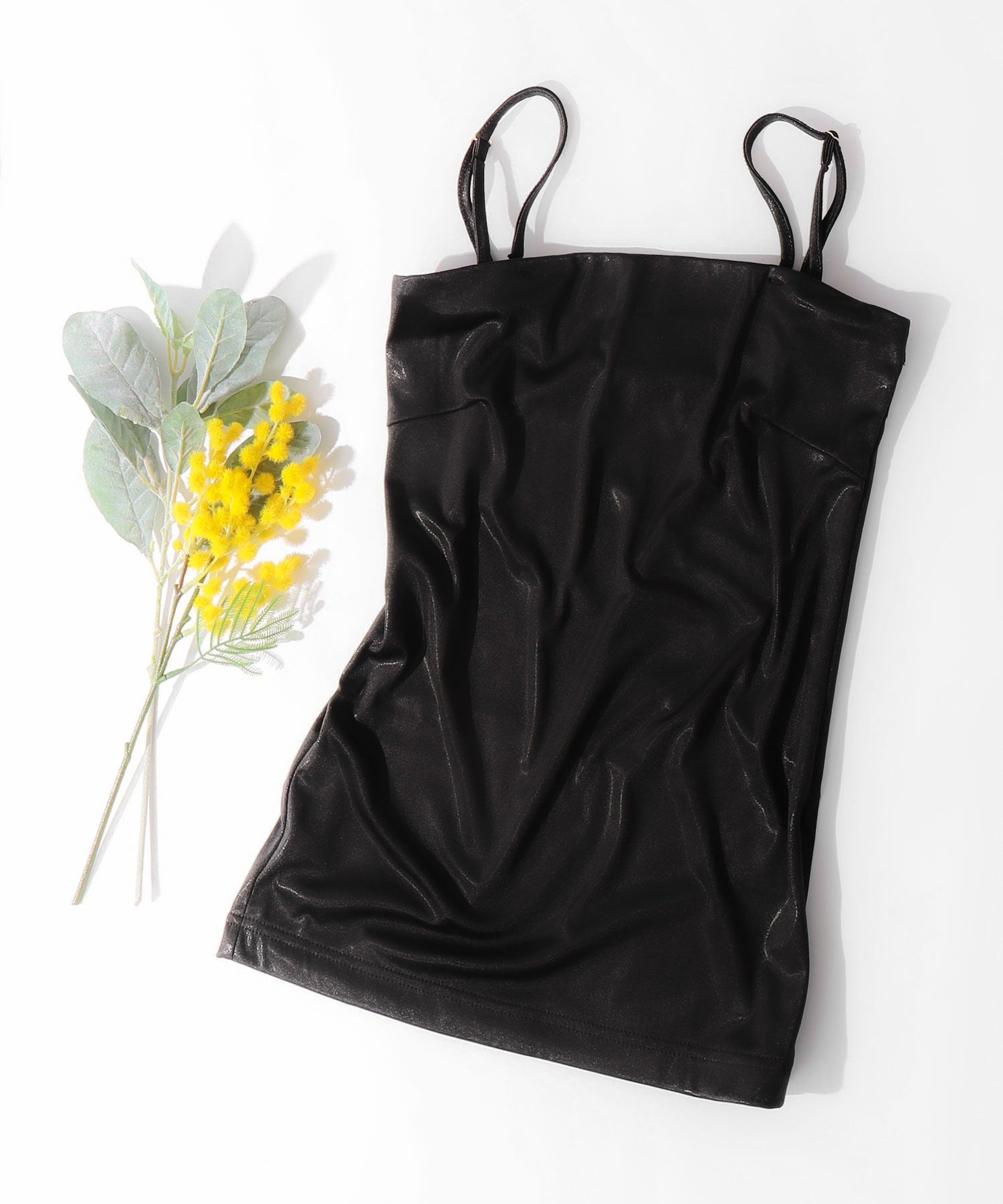 2WAY キャミソール ラメチューブトップ 結婚式ドレスインナー