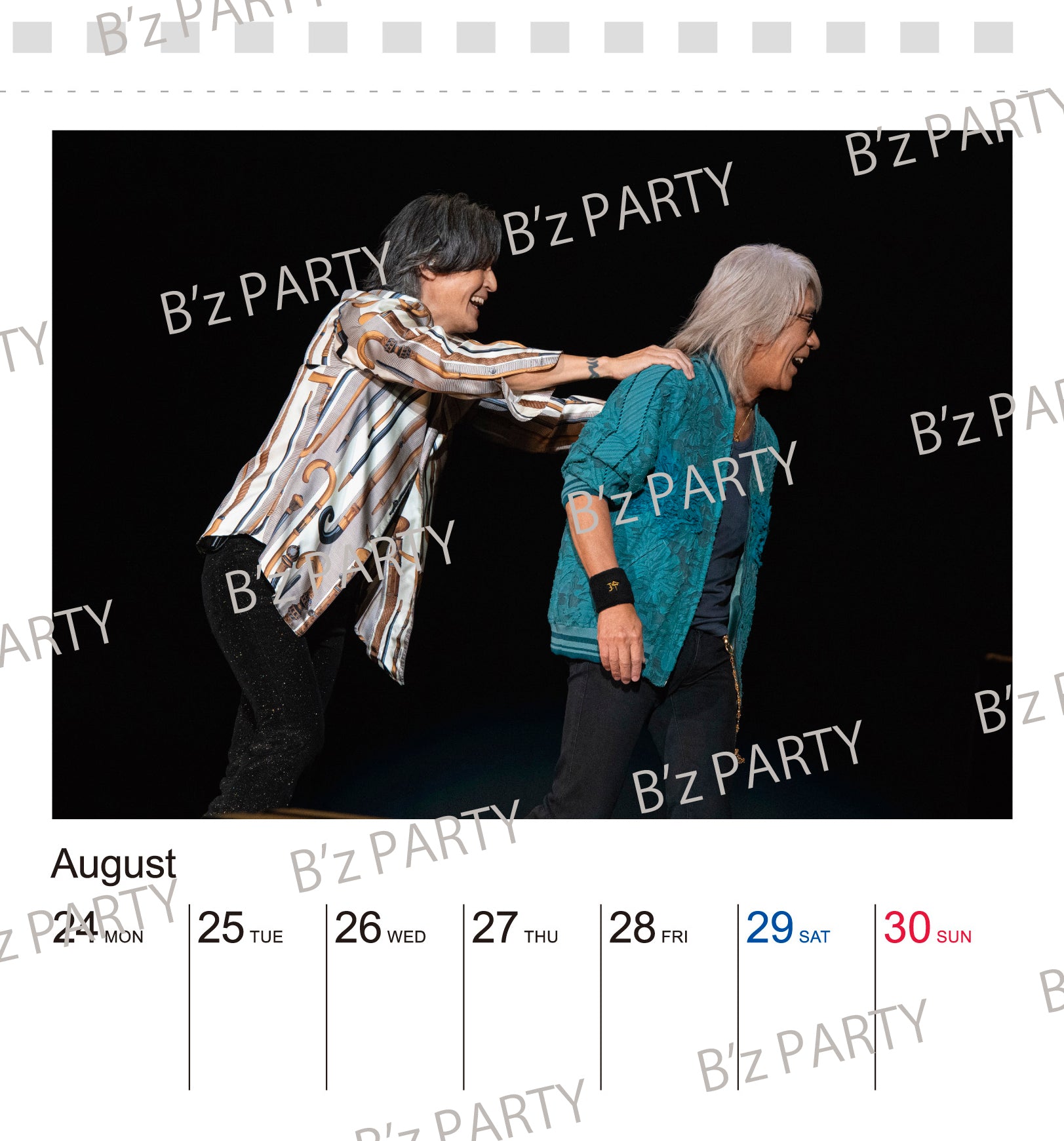受注生産】B'zカレンダー2026（卓上・週めくり） – B'z PARTY ONLINE SHOP