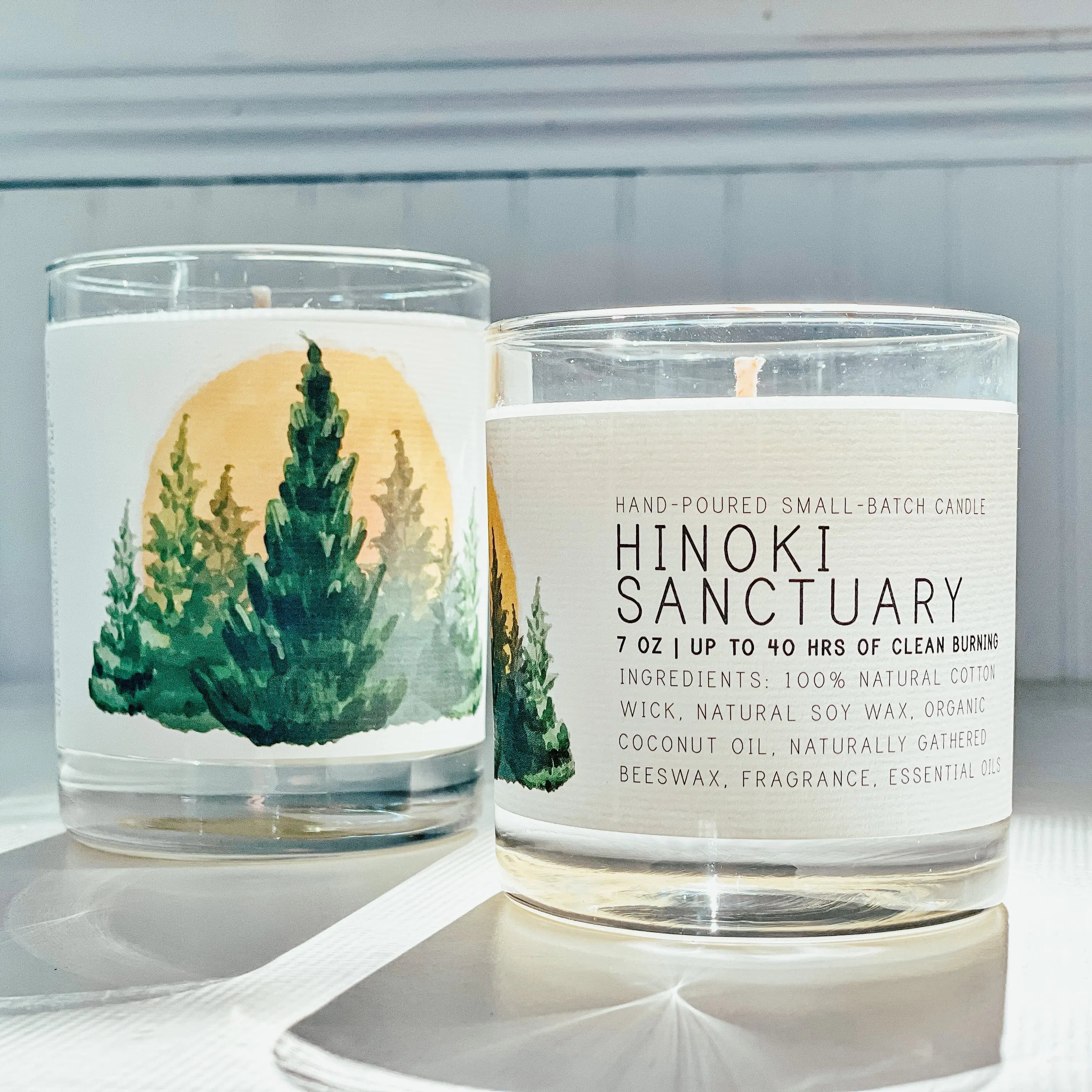 Hinoki Sanctuary - Just Bee Candles - Just Bee Cosmetics