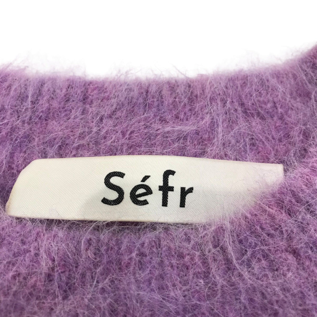 Sefr(セファ) 「Haru」モヘアニット パープル サイズ M｜【公式