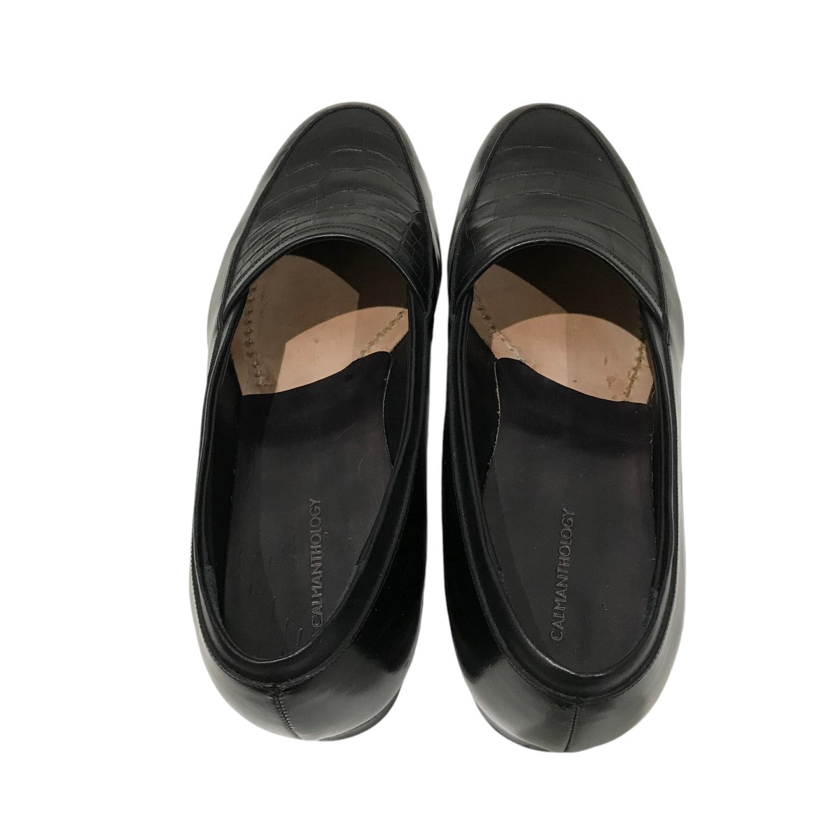 CALMANTHOLOGY(カルマンソロジー) クロコ型押し ローファー8-005 8-005