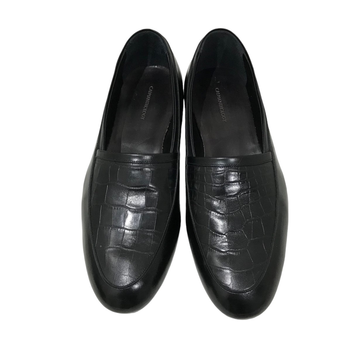 CALMANTHOLOGY(カルマンソロジー) クロコ型押し ローファー8-005 8-005