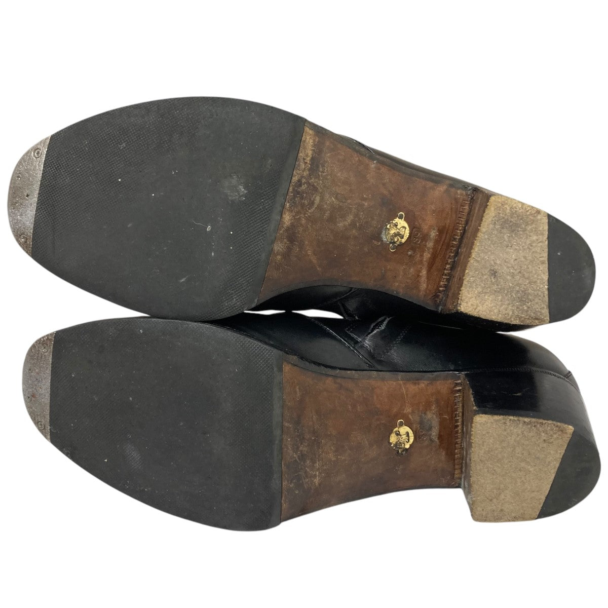 Le Yucca's(レユッカス) サイドジップブーツ Y28318 ブラック サイズ