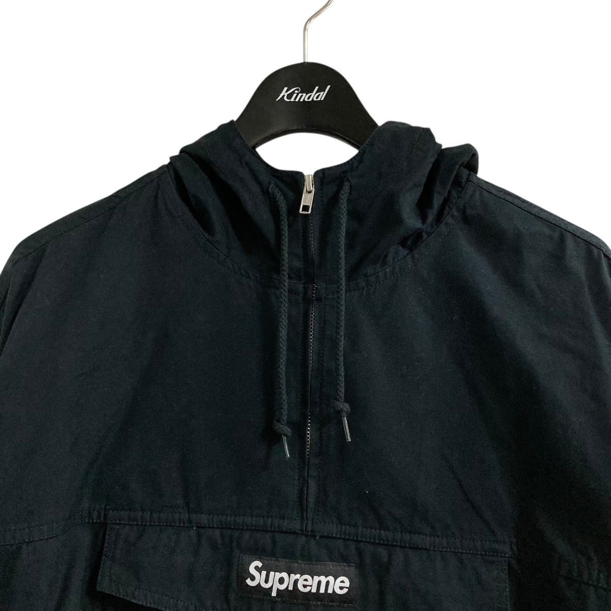 Supreme(シュプリーム) ボックスロゴアノラックパーカー ブラック