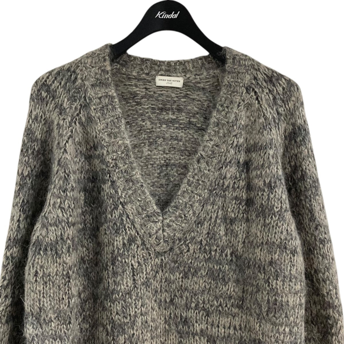 DRIES VAN NOTEN(ドリスヴァンノッテン) モヘアVネックニットセーター