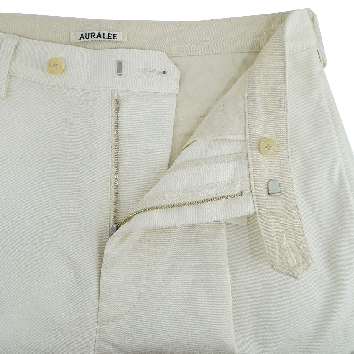 AURALEE(オーラリー) 25SS WASHED FINX CHINO ONE-TUCK PANTS