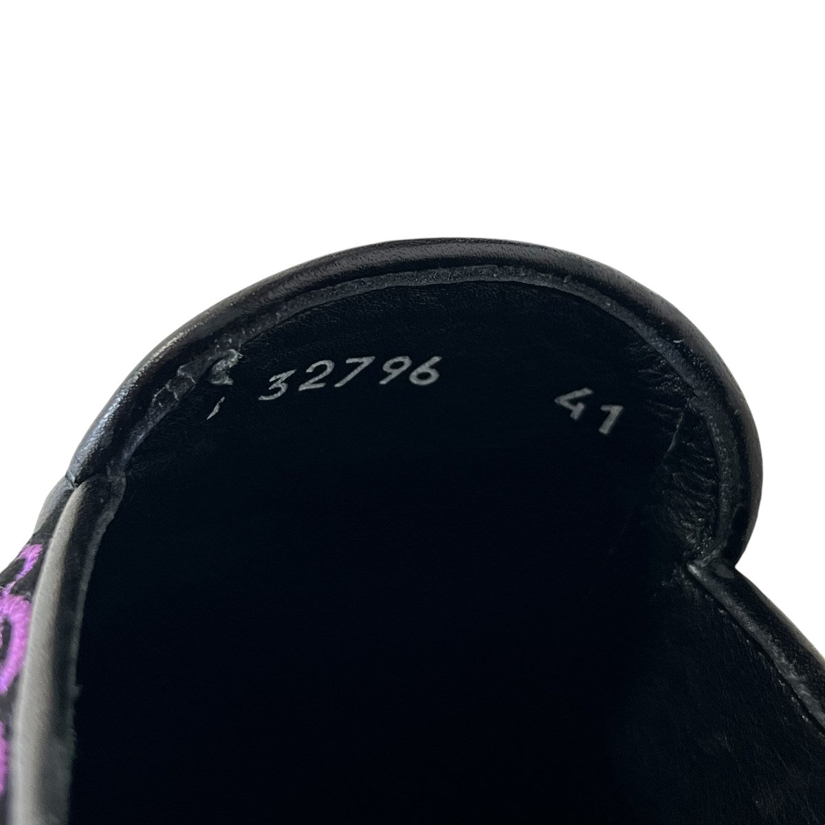 Needles(ニードルス) バタフライ刺繍スエードミュールMB32796 MB32796