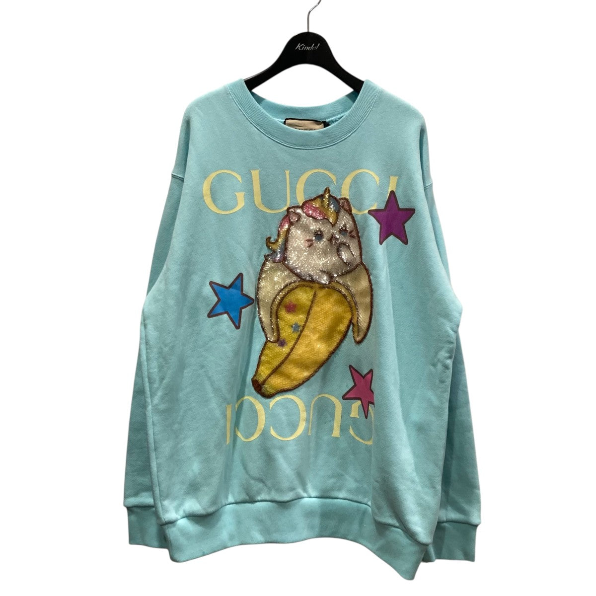 GUCCI(グッチ) ばなにゃクルーネックスウェット617964 617964 ライト