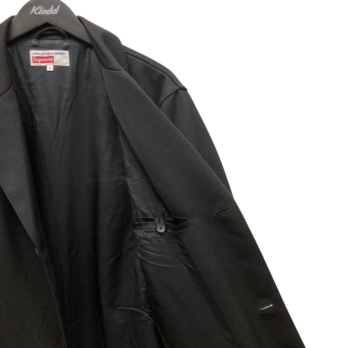 COMME des GARCONS SHIRT×Supreme 18AWWool Blend Overcoatチェスター