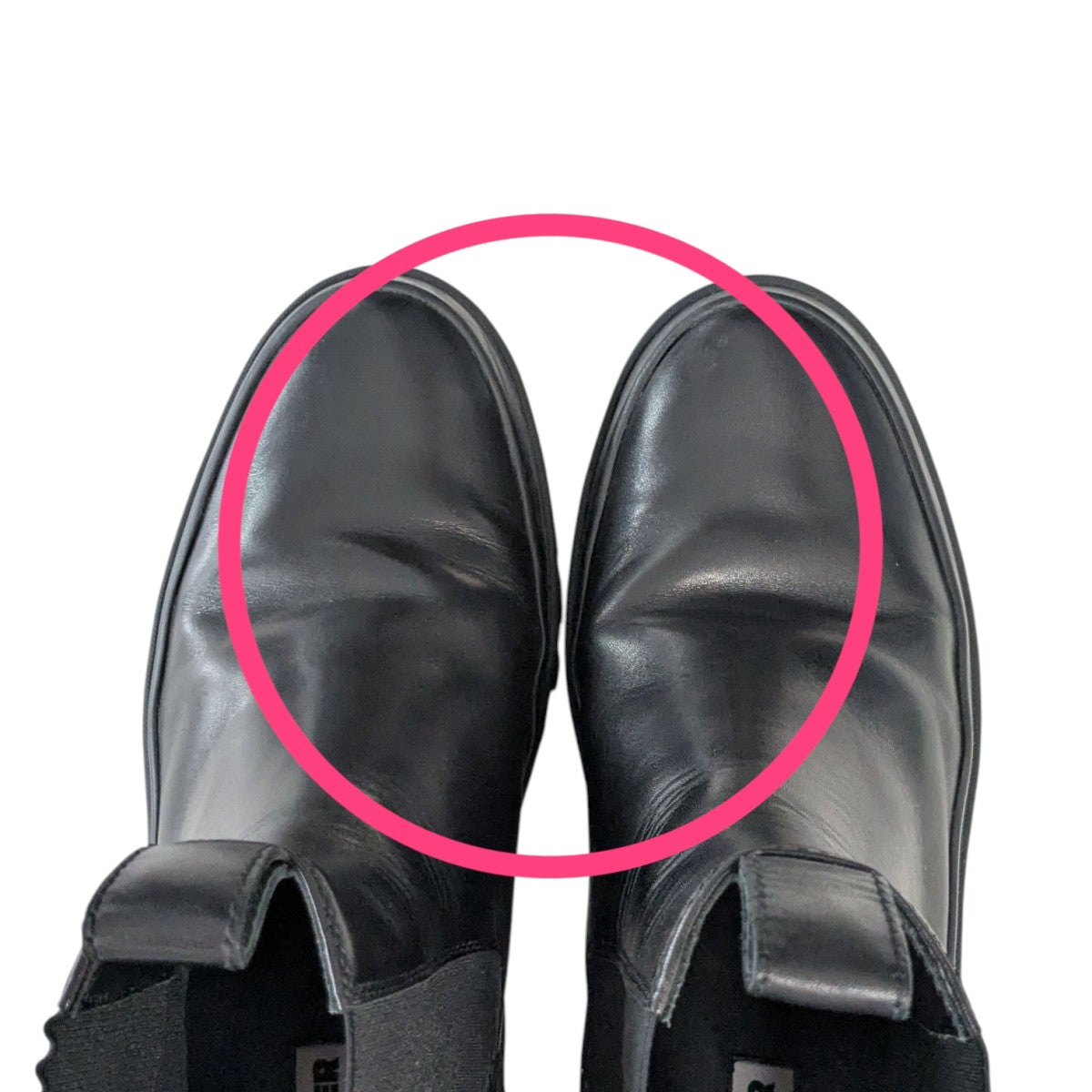 JIL SANDER(ジルサンダー) チェルシーブーツ ブラック サイズ 40