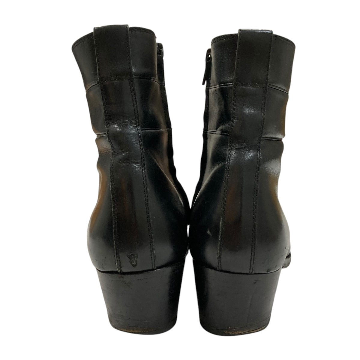 Dior Homme(ディオールオム) エディ期レザーヒールブーツ ブラック