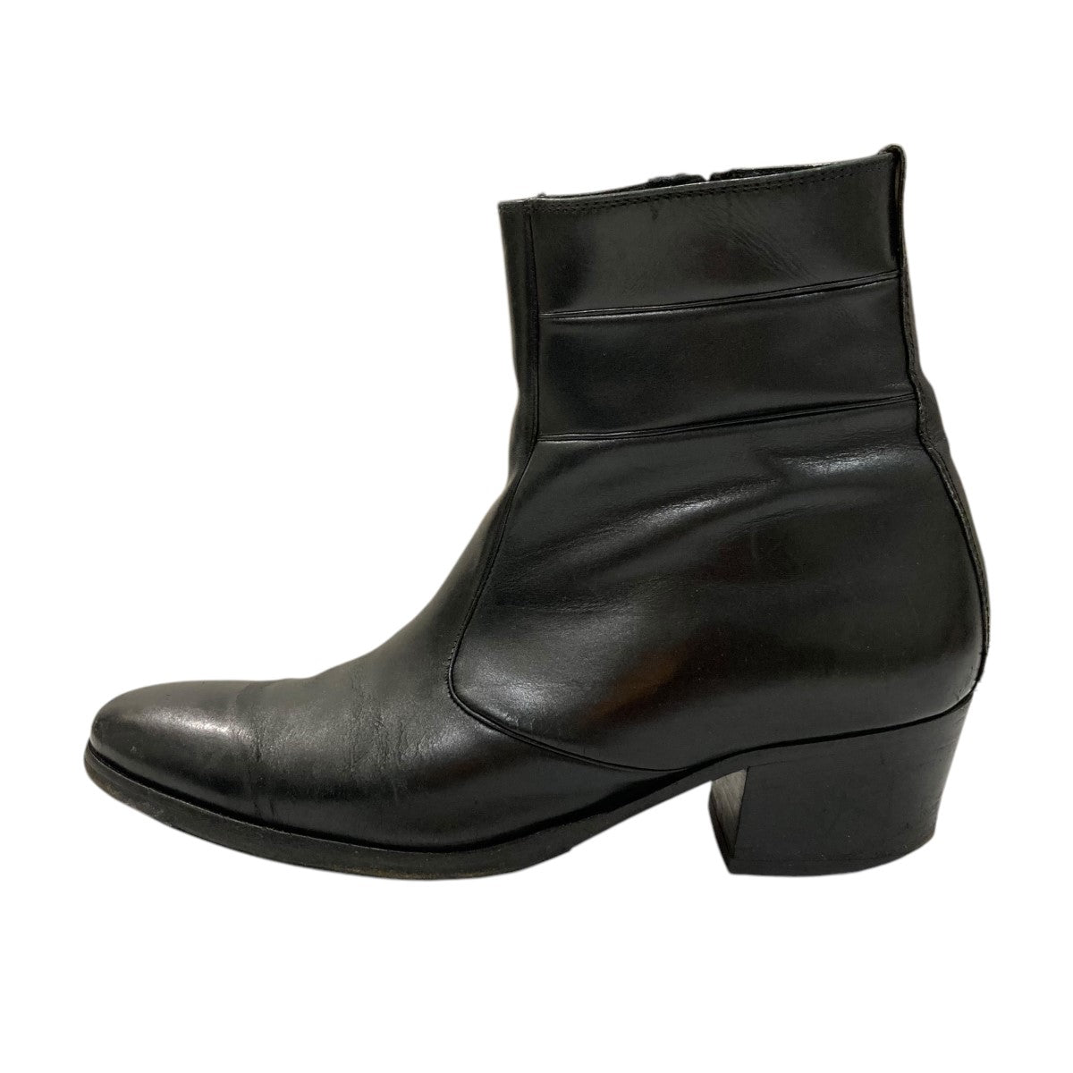 Dior Homme(ディオールオム) エディ期レザーヒールブーツ ブラック