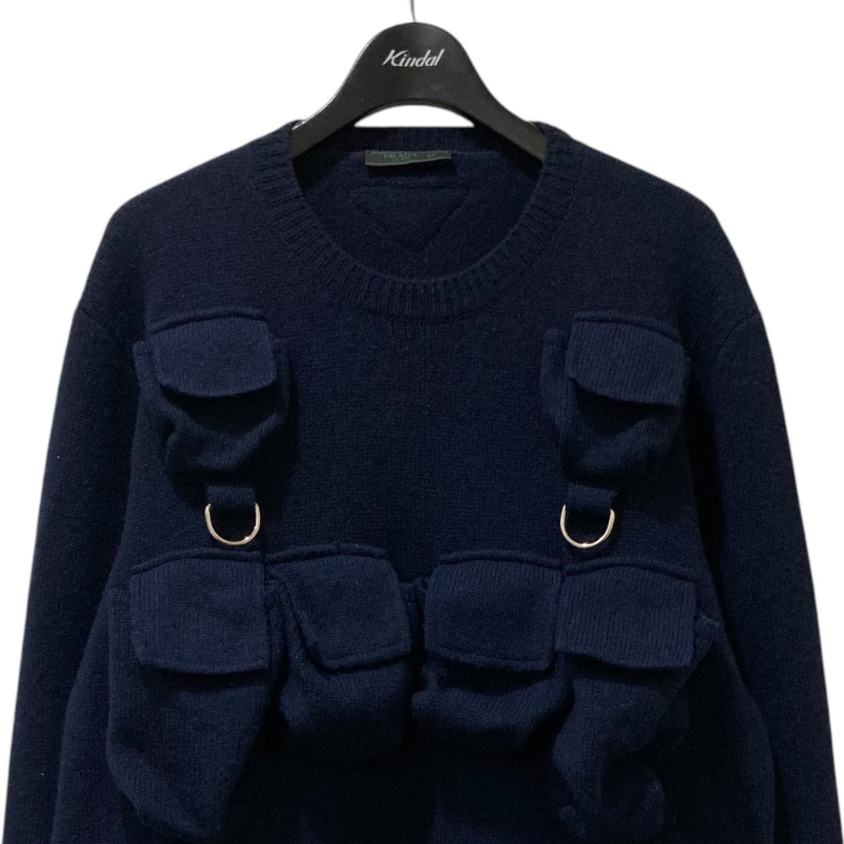 PRADA(プラダ) Shetland wool crew-neck sweater クルーネックニット