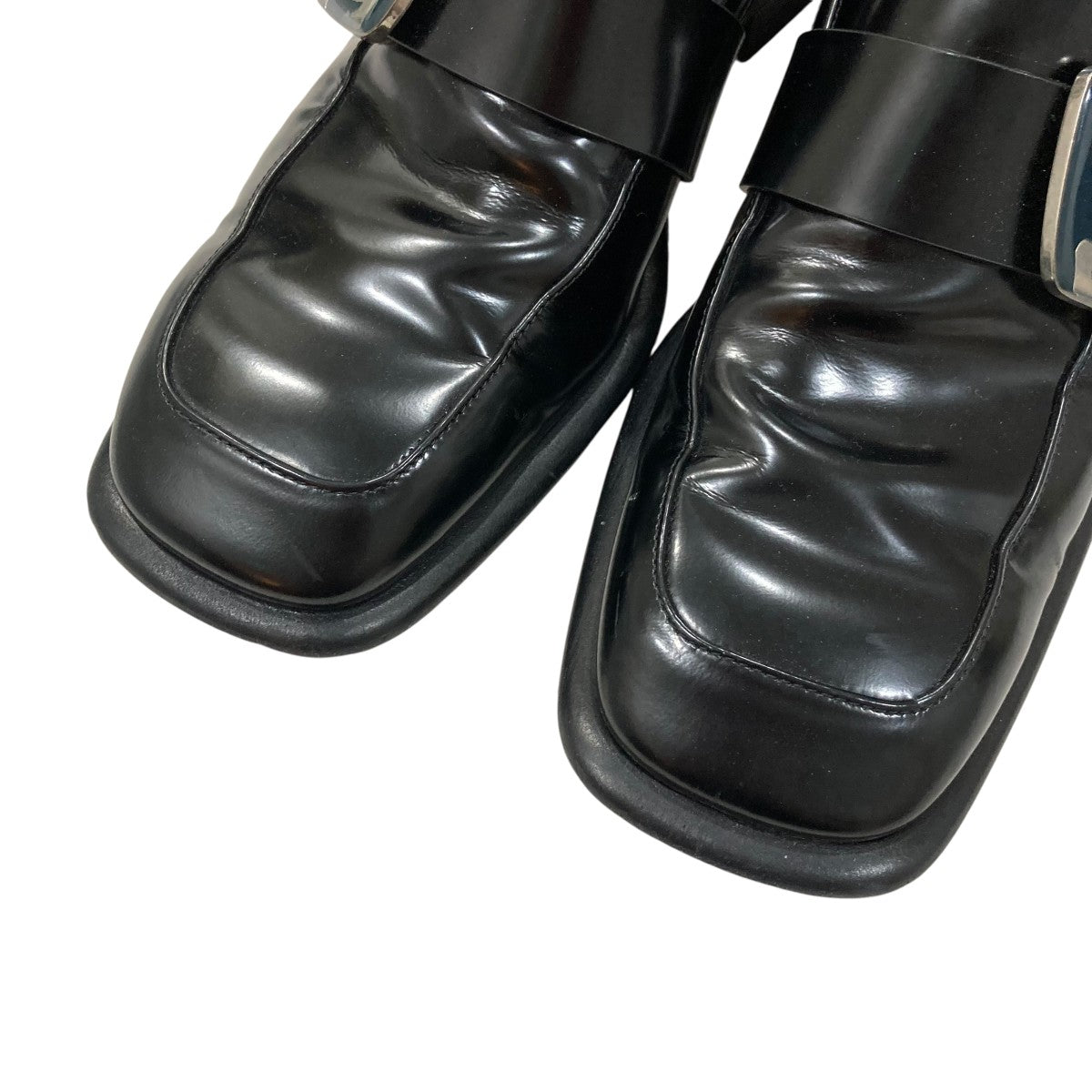 BURBERRY(バーバリー) Equestrian Knight Shield Loafersスクエアトゥ