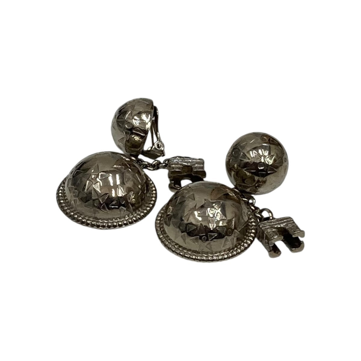 CELINE(セリーヌ) スターボール凱旋門 イヤリング シルバー｜【公式