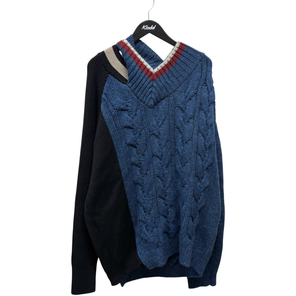 か*み様 kolor 21aw ドッキングニット サイズ3 21wcm-n023 か*み様