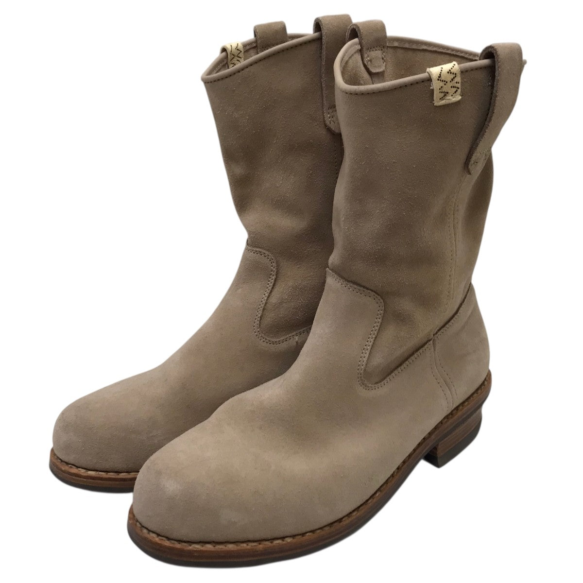 VISVIM(ビズビム) WABANAKI BOOTS FOLKエンジニアブーツ ベージュ