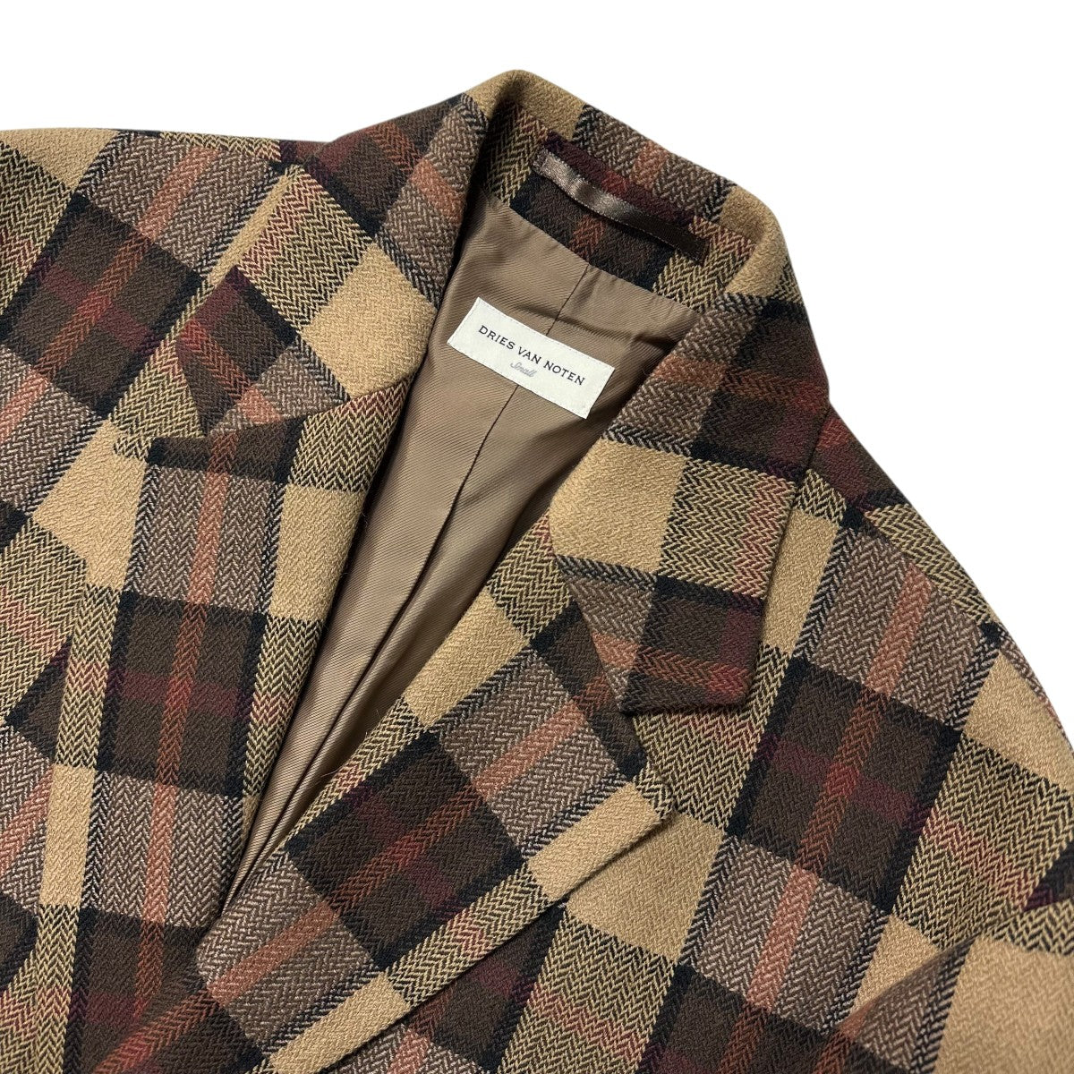 DRIES VAN NOTEN(ドリスヴァンノッテン) タータンチェックロングコート