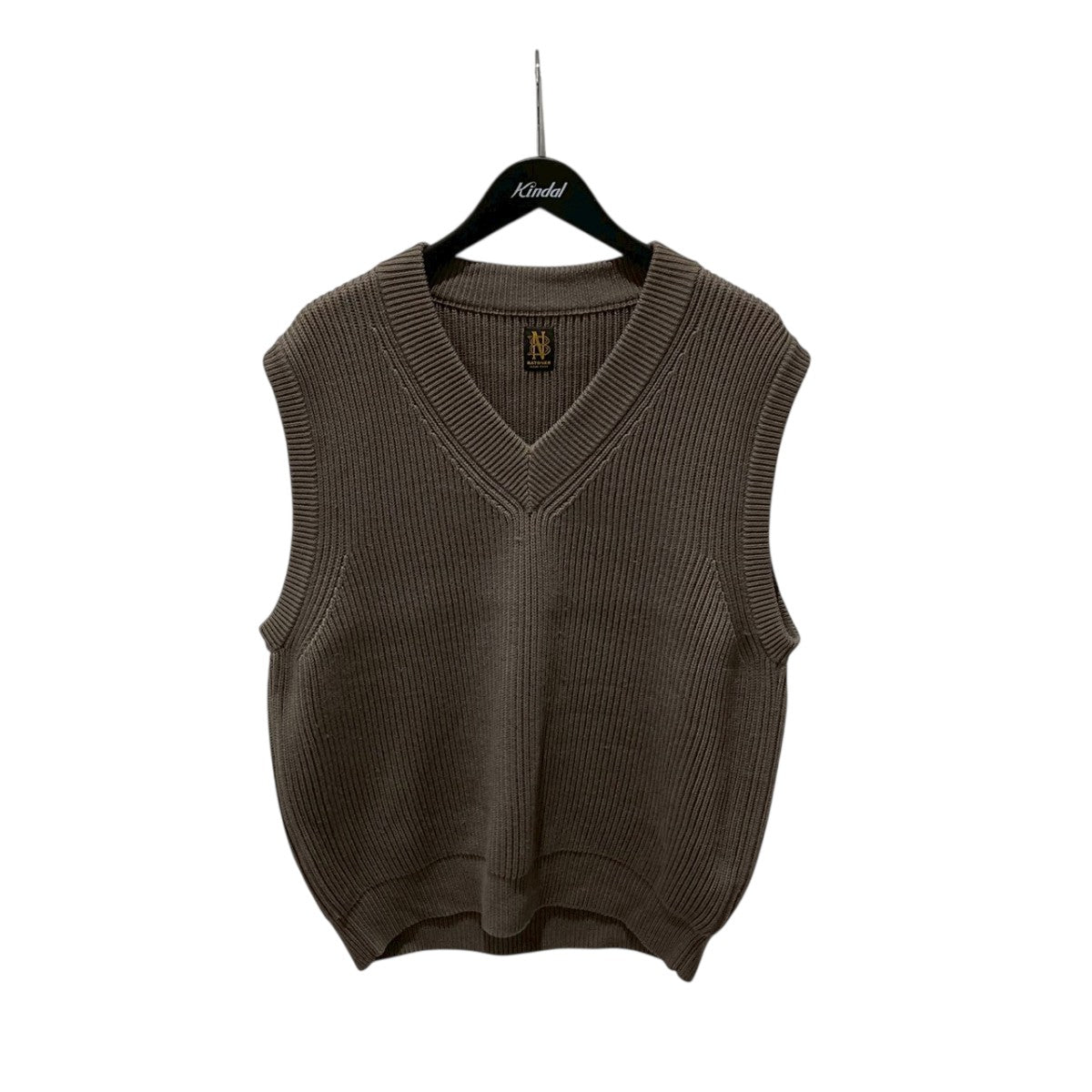 BATONER(バトナー) ニットベストBN-23FM-037 BN-23FM-037 グレージュ