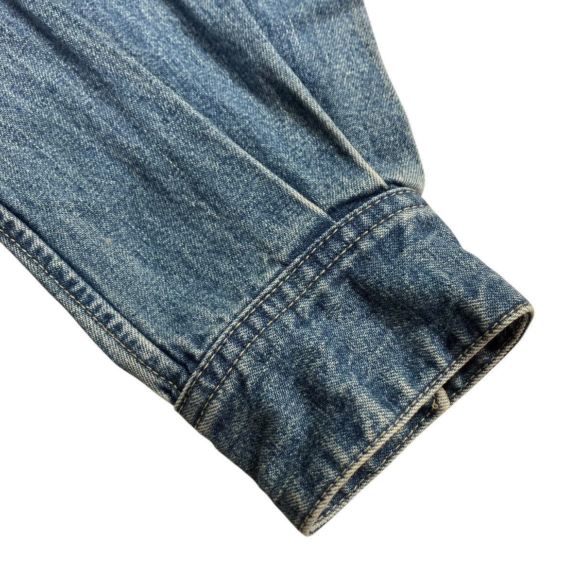 CELINE(セリーヌ) トリオンフ刺繍入り クロップドシャツデニムシャツ