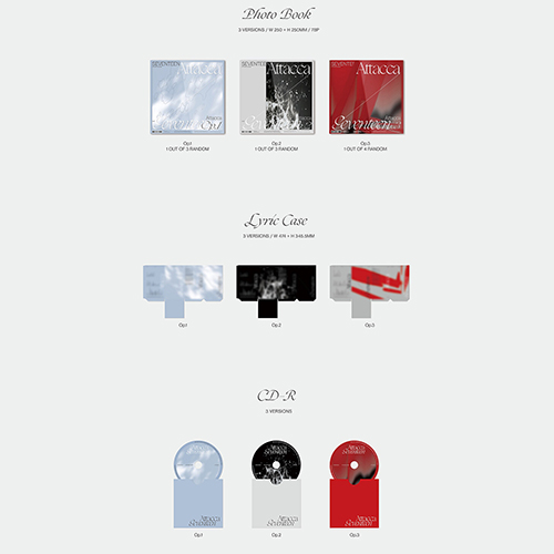 SEVENTEEN - Attacca [9th Mini Album/3種のうち1種ランダム発送