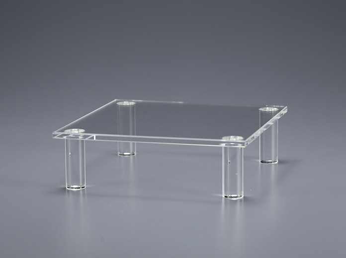 アクリルテーブル【正方形／高さ4cm】: ケース・撮影ボックス