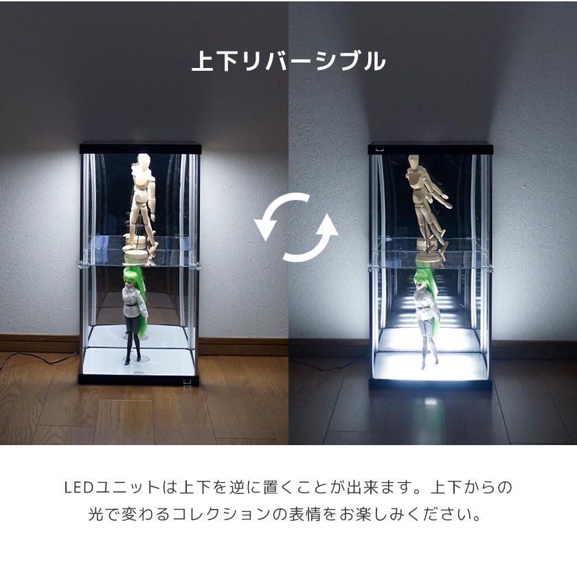 J-STAGE スーパーハイタイプ【LED付き/UVカット/背面ミラー/ブラック