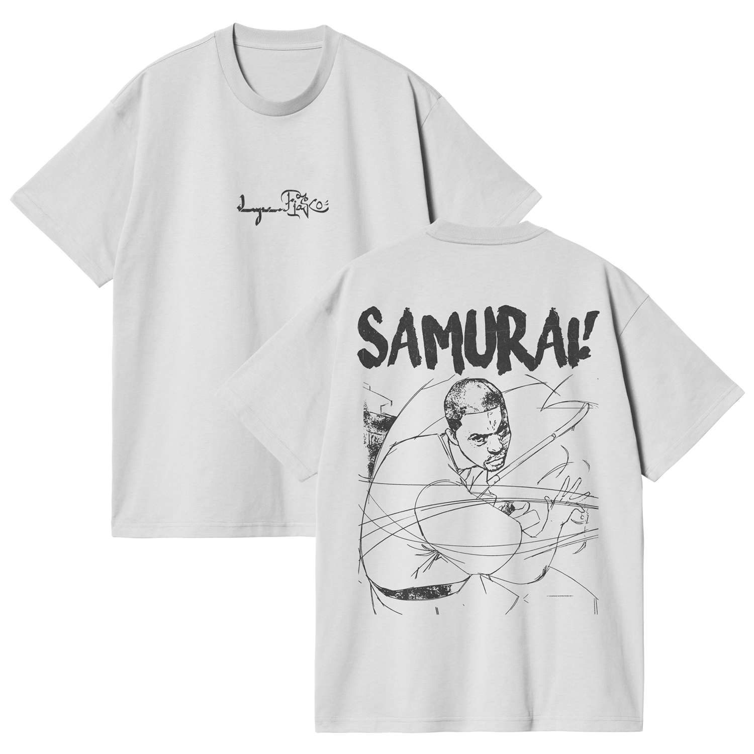 Samurai White Tour Tee – Lupe Fiasco